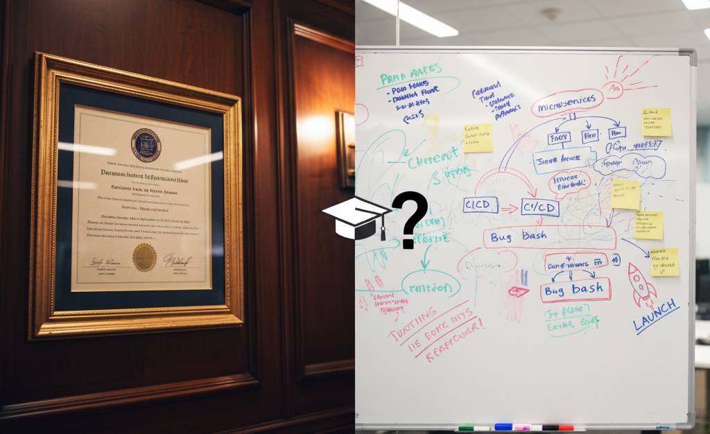 A Degree Makes You Qualified. Not Wise.